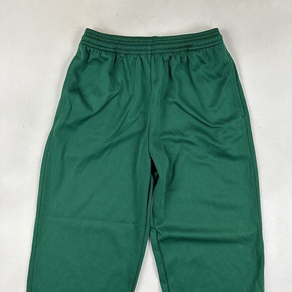 Eastbay SportSource Green Elastic Waist Track Pants Snap Leg Crop Sz YL Youth L - Picture 3 of 10